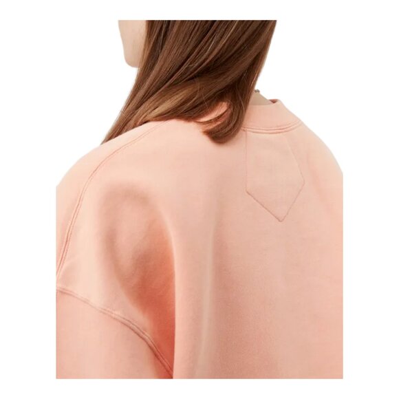 Nike Air Jordan Fleece Cropped Sweater CV7783-841 Apricot Women's Size Large - Picture 3 of 4